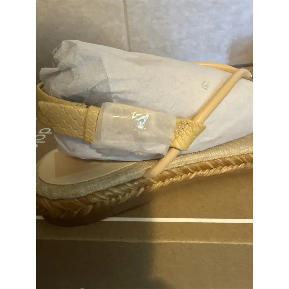 DOLCE VITA Meryl Slingback Sandals French Vanilla New in Box SZ 8.5 Women's